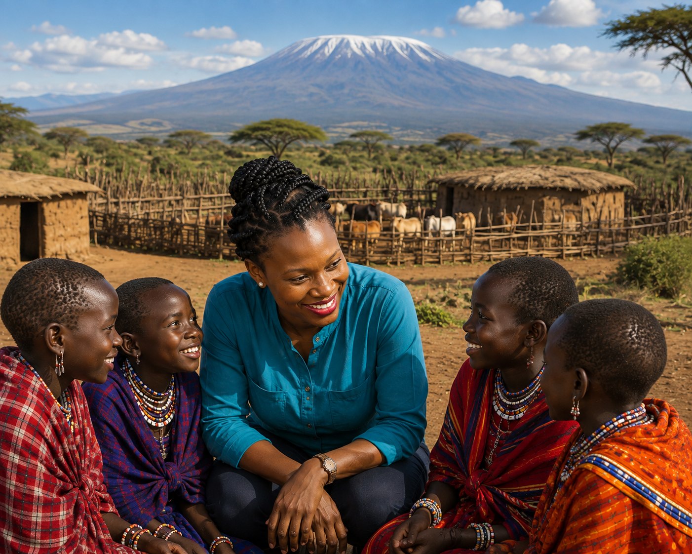 Our founder engaging with the local community